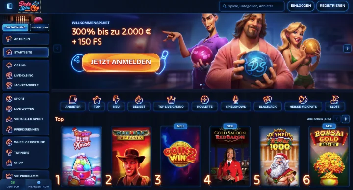 DudeSpin online casino