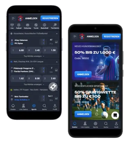 LuckyHunter App Sportwetten